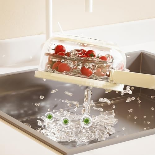 Easy Draining Basket with Lid Multi-Functional Kitchen Tool for Kitchen Dining
