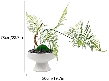 GRCQLWT Faux Potted Fake Plant Ceramic Pots