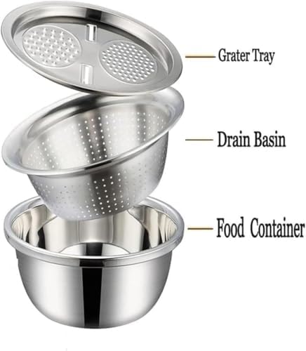 Multifunctional Stainless Steel Basin 3-in-1 Design
