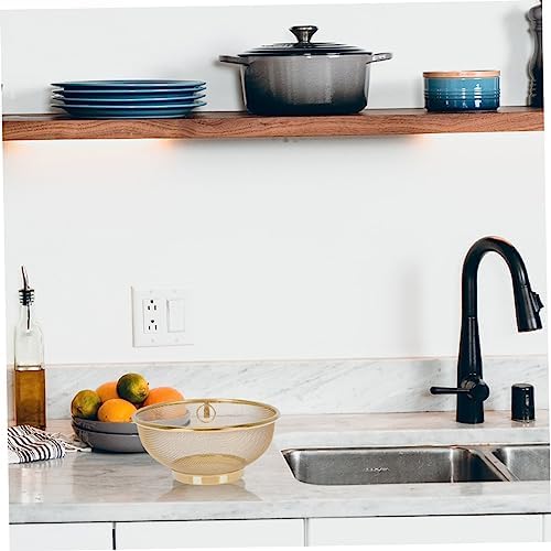 Stainless Steel Colander Basket - Hole-in-One Design
