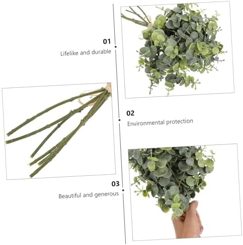 6-Piece Eucalyptus Leaves Wedding Decor