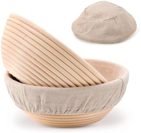 Komiikka Sourdough Bread Proofing Baskets Set of 2 85inch Round