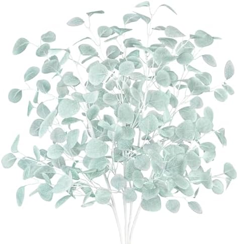 Eucalyptus Leaves Stem Decor 4Pack