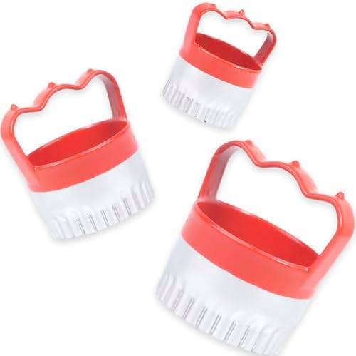 Stainless Steel Biscuit Cutters Set 3 Sizes with Ergonomic Handles