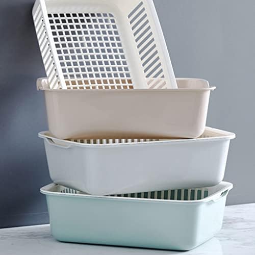 Bydezcon Double-Layer Kitchen Colander Effortless Cooking Made Simple