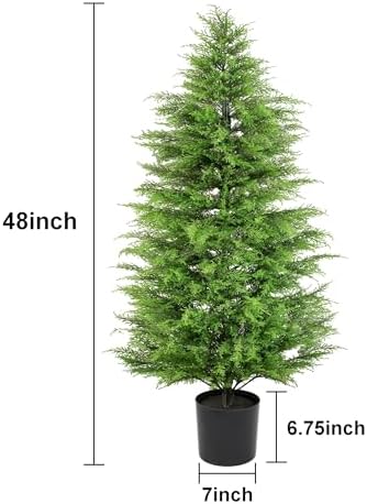 Lively 48 Cedar Topiary for Front Porch Pack of 2