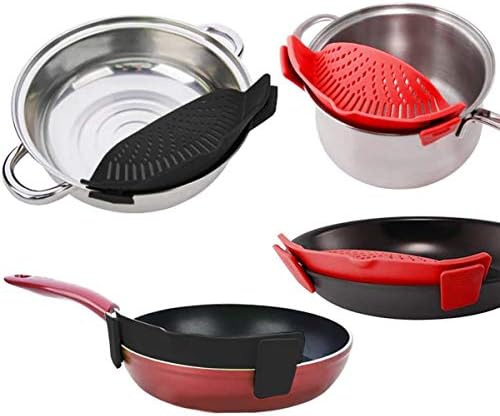 UpTuoLi Snap Strainer Clip On Colander For Pots Pans