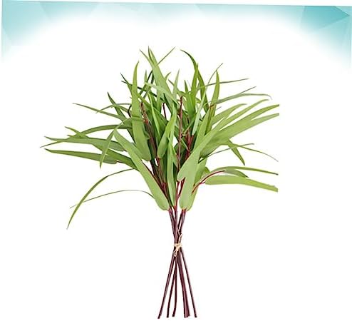 8Pcs Eucalyptus Branch Faux Silk Green Plant Ornament Decor