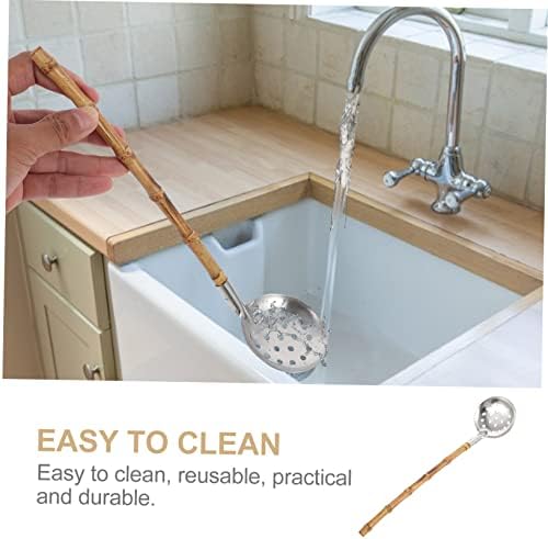 PAMINGONO Long Handle Colander Kitchen Tool