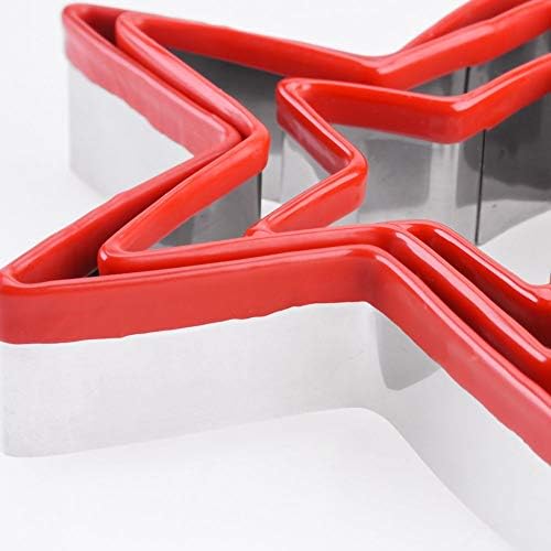 FASAKA Star Cookie Cutters 3-Piece Set