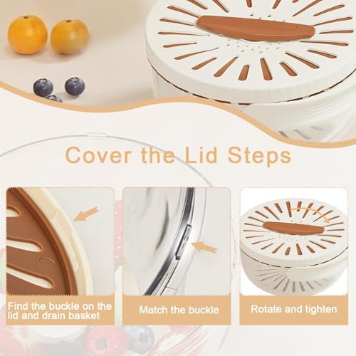 3-in-1 Multifunctional Kitchen Drain with Handle over Colander Wshxjzyay