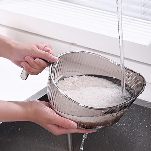 Leyile Functional Rice Washing Colander Efficient Drain Basket