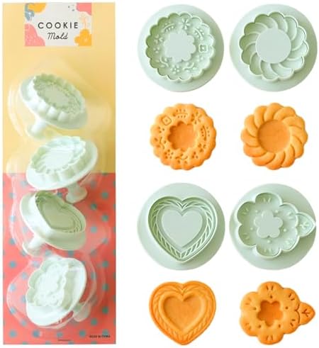 Sinsanye Premium Jam Cookie Cutters Set of 4