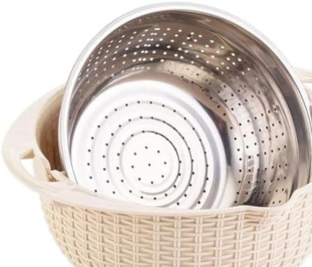 Colander with Mixing Bowl Set for Kitchen Use