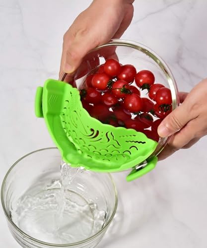 Adjustable Silicone Strainer for Pots Pans Bowls