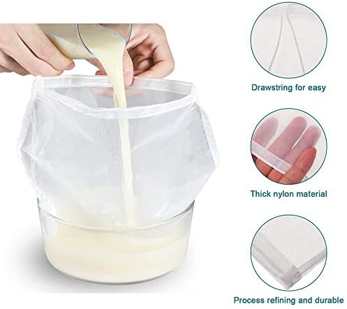 Perfect Nut Milk Bag BPA-Free Mesh Reusable Durable
