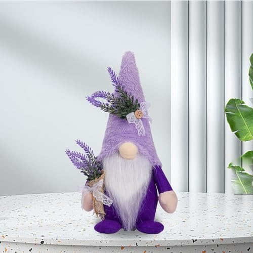 2 Pcs Spring Gnome Decor Purple Kitchen Decor