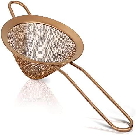 Rainspire Mini Cocktail Strainer Perfect for Tea Coffee Drinks Herbs More