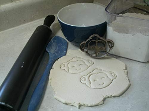 MONKEY DETAILED FACE HEAD ZOO ANIMAL SAFARI COOKIE CUTTER