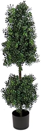 Owl-Proof Synthetic Boxwood Cone and Ball Topiary Decor