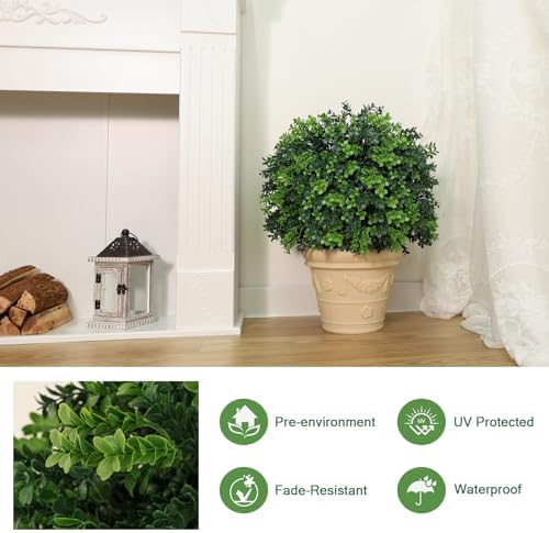 235in Realistic Artificial Topiary Balls Indoors Outdoors from JOZHENJU