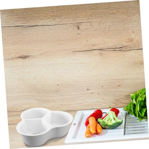 Double-Layer Kitchen Colander with Storage Compartment Gradient