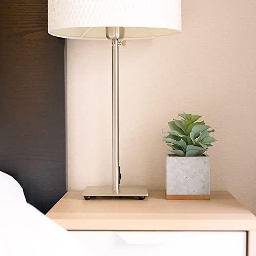8-Inch Artificial Succulents in Pots Fake Office Desk Plant Sage Green