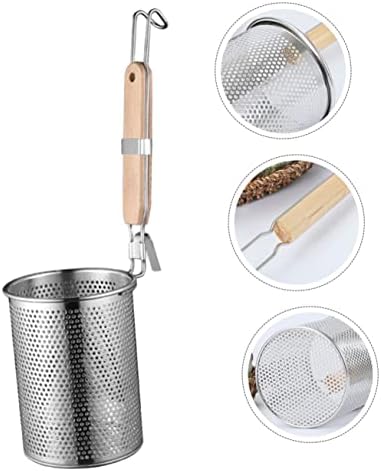 Cabilock Stainless Steel Noodle Strainer with Handle
