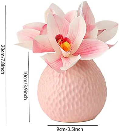 DCYEQRQ Fake Flowers Vase Durable Decor for Home