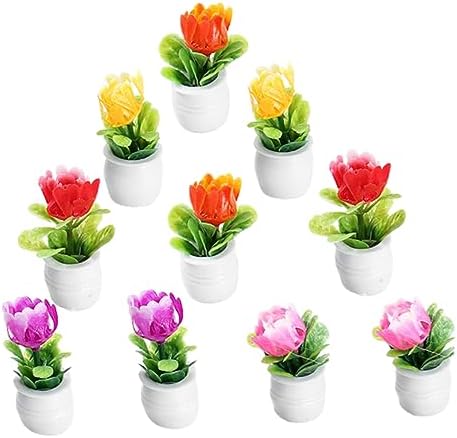 GRCQLWT 10pc Simulated Plant Model for Fariry Garden