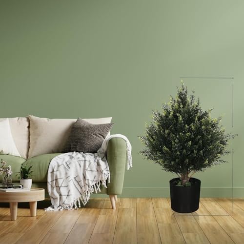 Natural-Filled Cedar Outdoor Potted Topiary