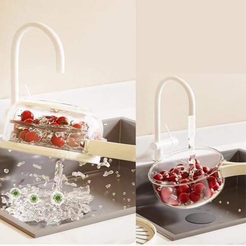 Fruit Washing Basket with Strainer and Lid