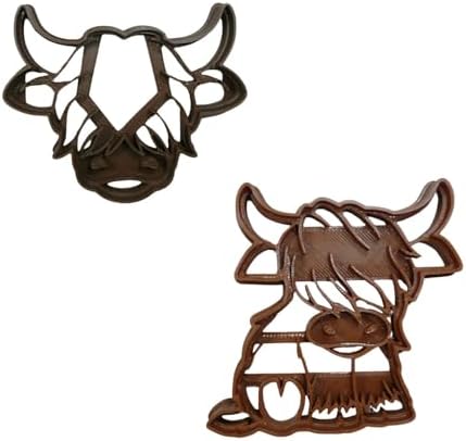 Highland Cow Animal Cookie Cutters