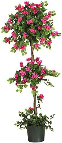 Nearly Natural 5228 Bougainvillea Topiary Mini Elegant 5-Feet Green