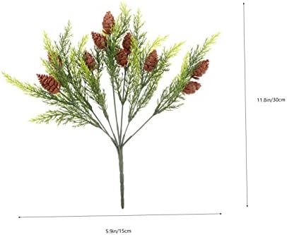 5-Piece imitation plants fake greenery pine branches Christmas tree garland dining room