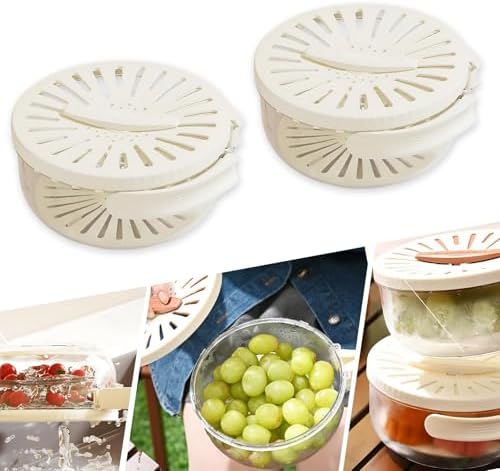 Dual-Purpose Fruit Vegetable Washer with Lid