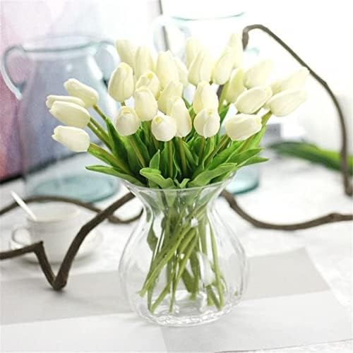 Spring Tulip Bouquet 5pcs Natural Looking Fake Flowers