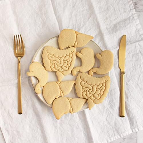 Intestines Liver and Stomach Cookie Cutters Set