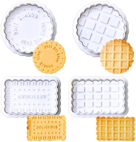 adorable 4-pc cookie cutter set perfect for baking