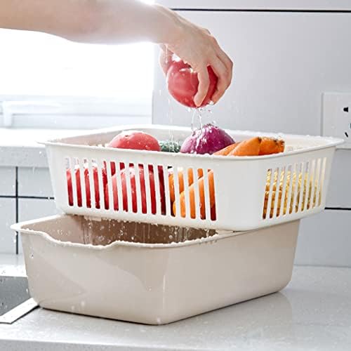 Bydezcon Double-Layer Kitchen Colander Effortless Cooking Made Simple