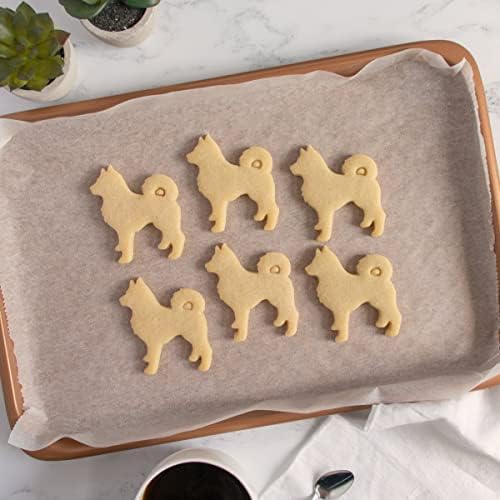 Bakerlogy Husky Body Cookie Cutter - Easy to Clean Dishwasher Safe