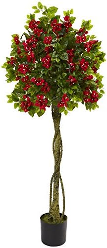 5ft Bougainvillea Artificial Topiary