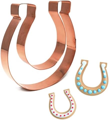 The Fussy Pup 4-inch Copper Horseshoe Cookie Cutter