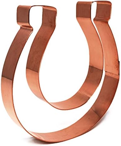 The Fussy Pup 4-inch Copper Horseshoe Cookie Cutter