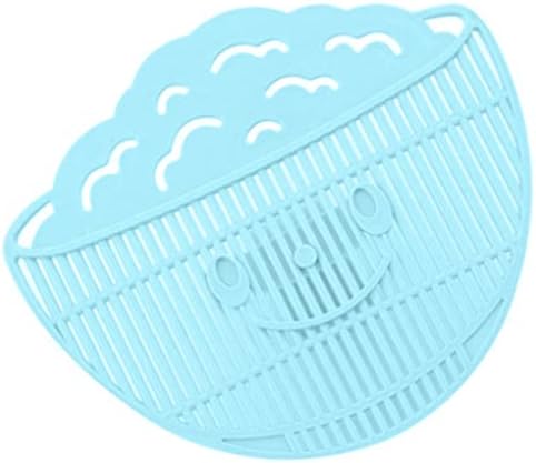 Clip On Strainer for Pots Pans Bowls Blue 13x11x35cm