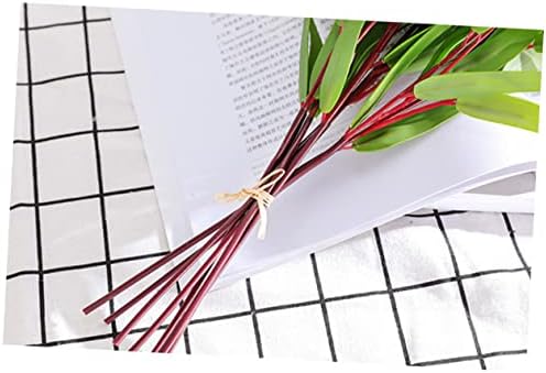 8Pcs Eucalyptus Branch Faux Silk Green Plant Ornament Decor