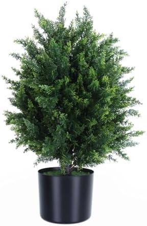 2Pcs loyliawa Boxwood Ball Bushes - Fake Shrubs Outdoor