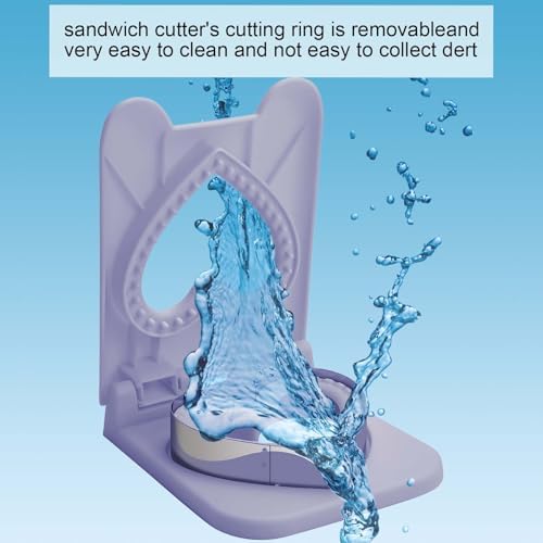 Uncrushable Sandwich Cutter Purple