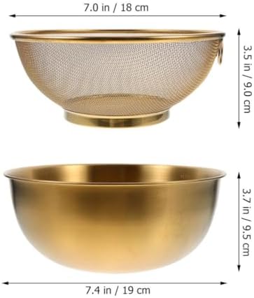 Luxshiny 2-Piece Sink Colander Set