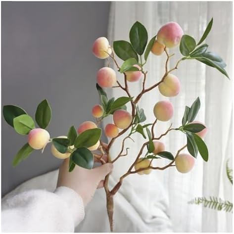 Artificial Peach Tree for Home or Desk Decoration